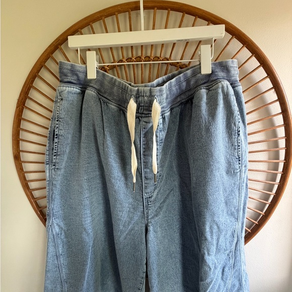 Aerie Wide-Leg Denim Trousers NWT - Picture 2 of 7